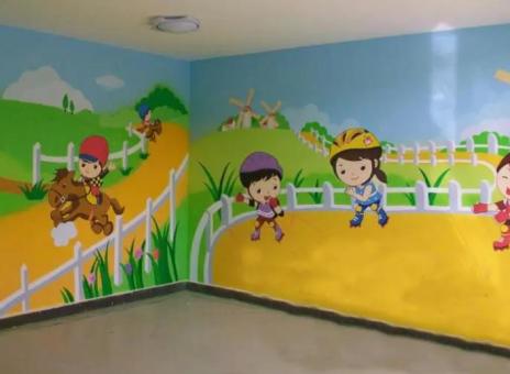 石城幼儿园墙体彩绘制作流程及注意事项