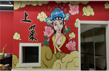 石城墙体彩绘的发展和应用