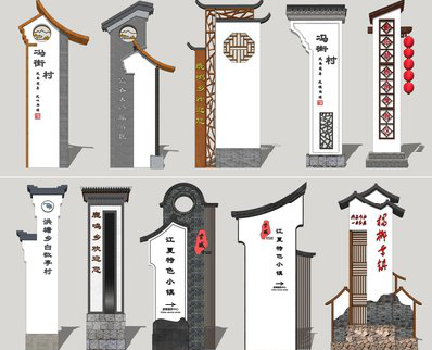 石城美丽乡村标识标牌有哪些分类？