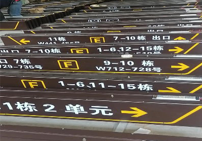 石城广告标识中，常见的几种安装方式。